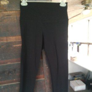 Lysse leggings size small Black waist 24 inseam 27 girls